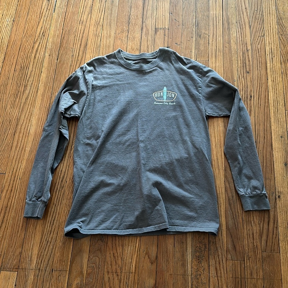 Sz M Ron Jon Surf Long Sleeve Tshirt Green